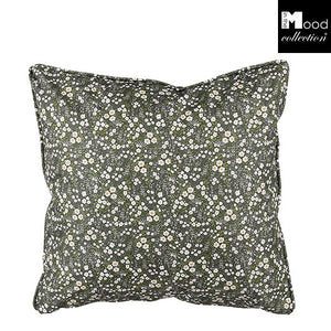 Blossom cushion green - l45xw45xh10cm