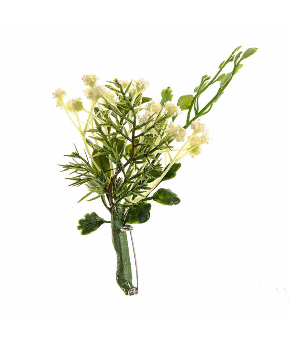 Corsage Gypsophila Cream 14Cm - KeansClaremorris