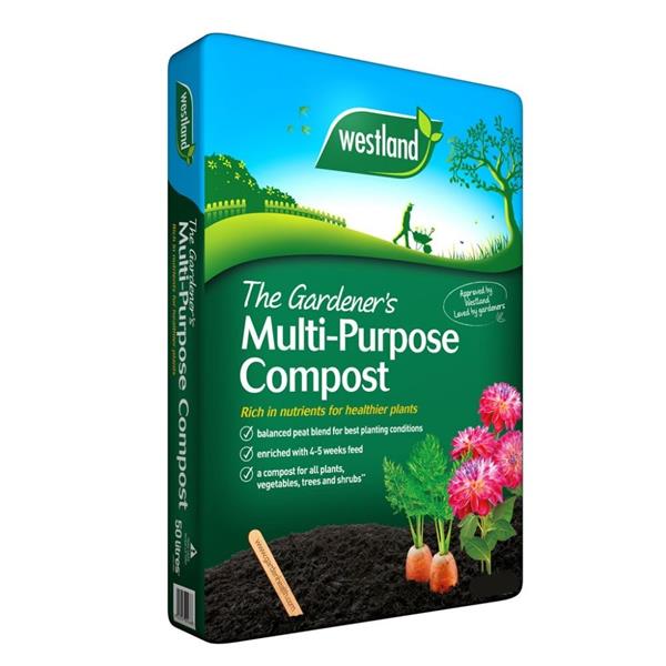 Gardeners Multi Purpose Compost 80L bag, nutrient-rich peat blend for healthy plants, flowers, and vegetables – Keans