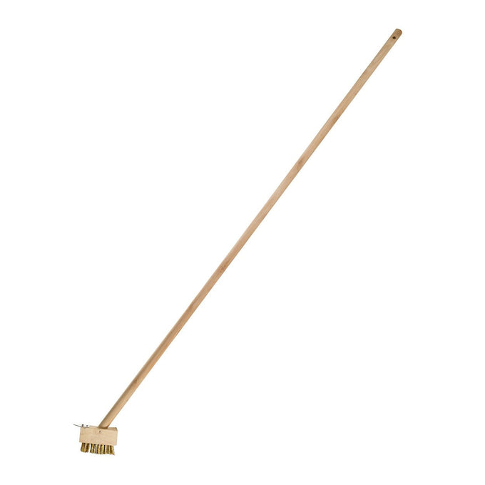 Kent & Stowe Patio Brush with tough wire bristles and metal scraper for cleaning patios, paths, and driveways – Keans