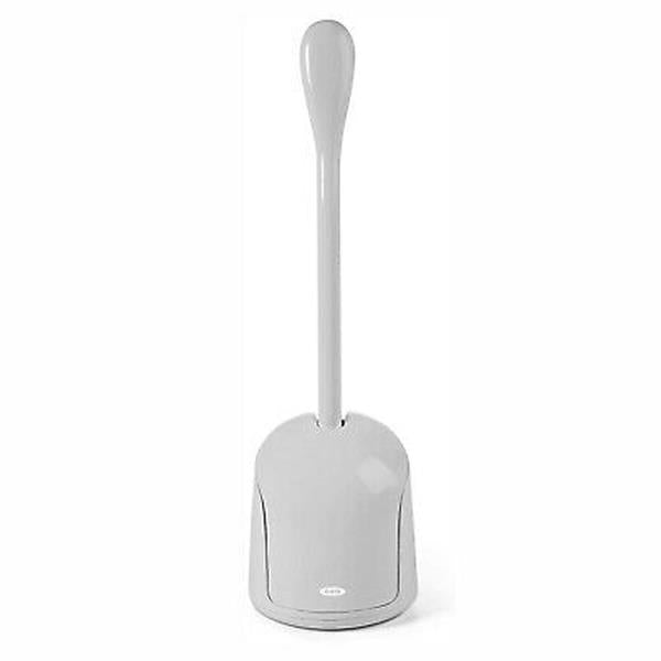 Oxo Compact Toilet Brush & Canister- Grey