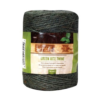 Gardman 500g green jute twine, strong biodegradable 3-ply garden twine for plant support – Keans Claremorris