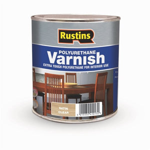 Rustins Polyurethane Clear Gloss Varnish 1ltr