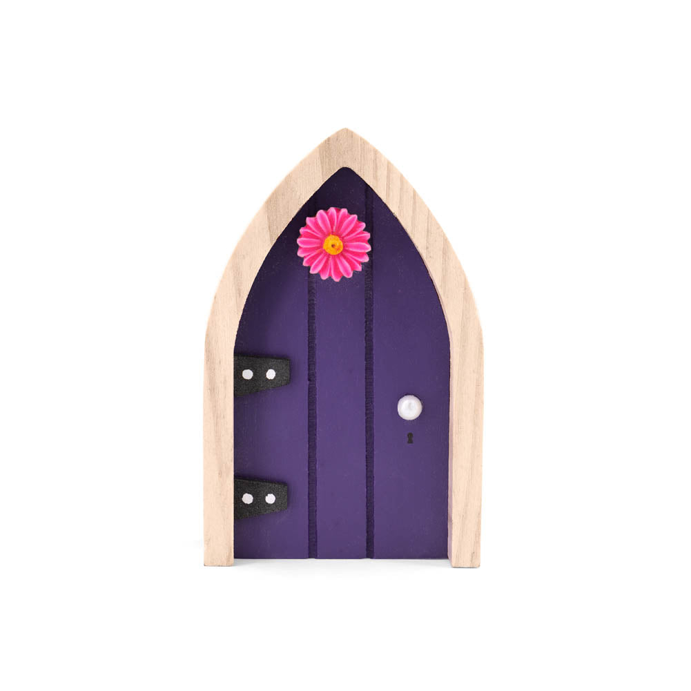 Irish Fairy Door Purple Magnet