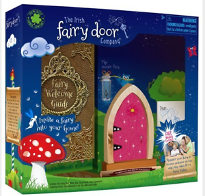 Irish Fairy Door Pink Glitter
