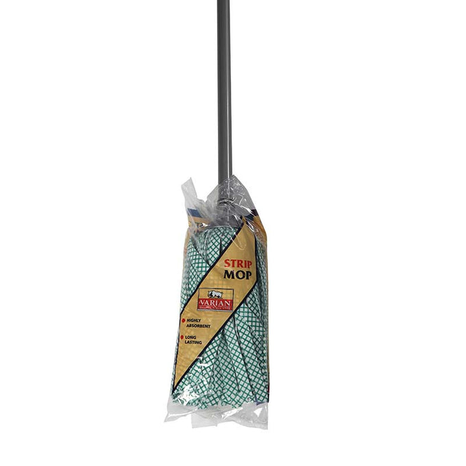 Strip Mop & Handle Metallic for wet mopping, easy wring, streak-free finish – ideal home cleaning | Keans Claremorris