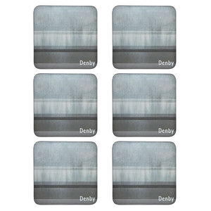 Denby Colours Grey 6PC Coasters