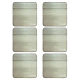 Denby Colours natural 6-piece ceramic coasters set – durable, stylish protection for surfaces | Keans Claremorris