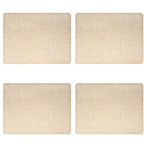 Denby Monsoon Lucille Gold Set Of 4 Placemats