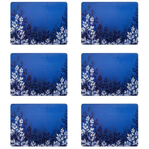 Denby Blue Foliage 6pce Coaster