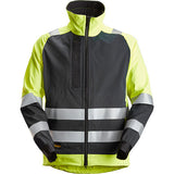 Snickers High-Vis Unlined Jacket CL 2 High Visibility Yellow - Black Size: medium - KeansClaremorris