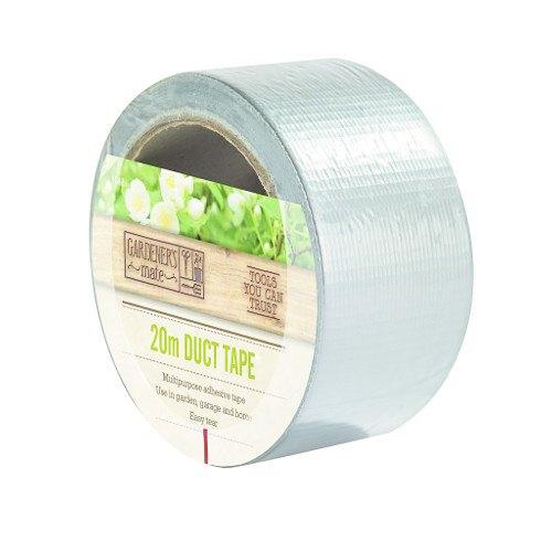 Gardman Duct Tape 20m x 50mm, multipurpose, high tack, easy-tear adhesive tape for home, garden, garage - Keans Claremorris