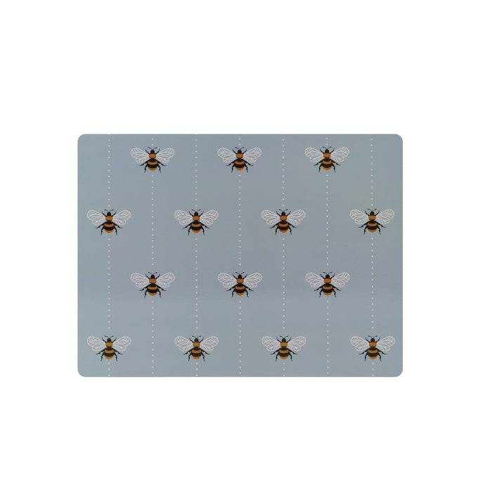 Set of 6 Bee-themed placemats, stylish and durable, perfect for dining; New 2023 collection from Keans Claremorris.