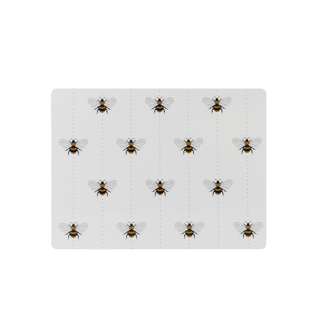 Set of 6 Bee-themed placemats, new 2023 design, perfect for dining decor - Keans Claremorris
