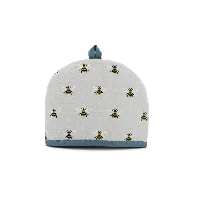 Bee Tea Cosy 2023 edition with bee design, keeps teapots warm, available at Keans Claremorris.