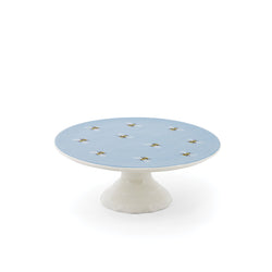 Bee Cake Stand in Tipperary crystal with bee design, elegant centerpiece for cakes – available at Keans Claremorris.