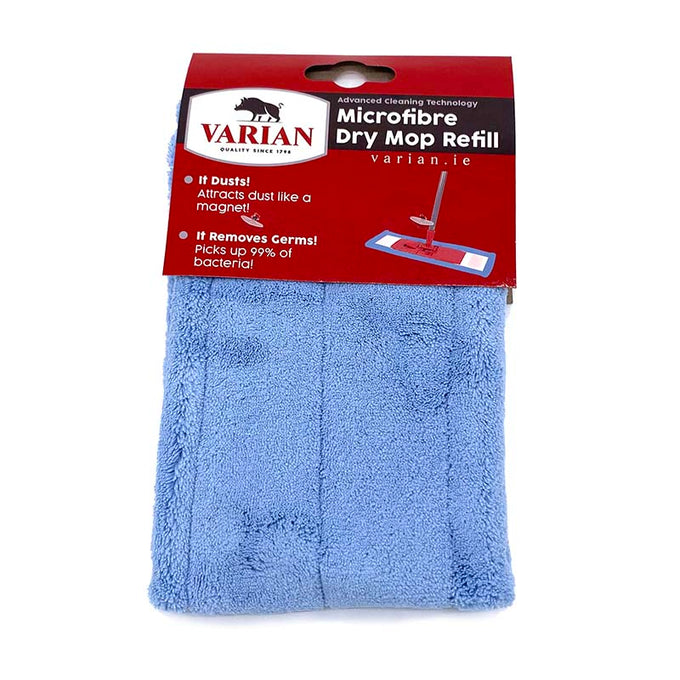 Micro Mop Refill Dry Fleece with absorbent microfibre strips, gentle on delicate surfaces – Keans Claremorris.