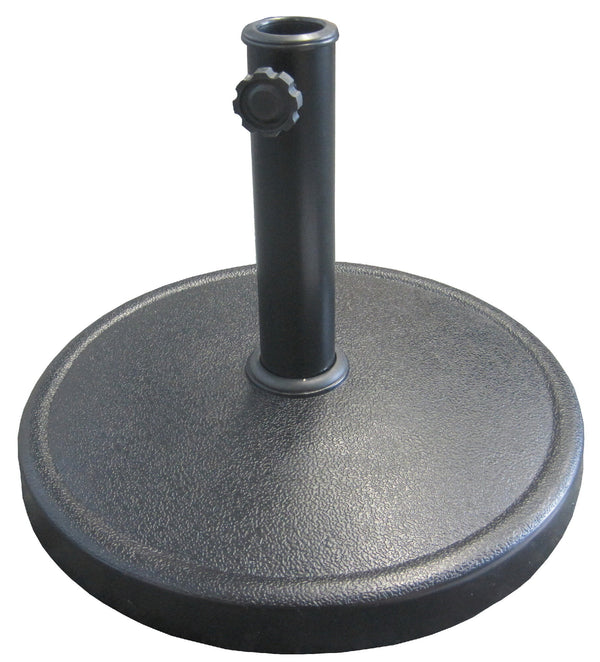 9Kg stone resin parasol base, strong and sturdy, maintenance-free, perfect for outdoor dining sets – Keans Claremorris.