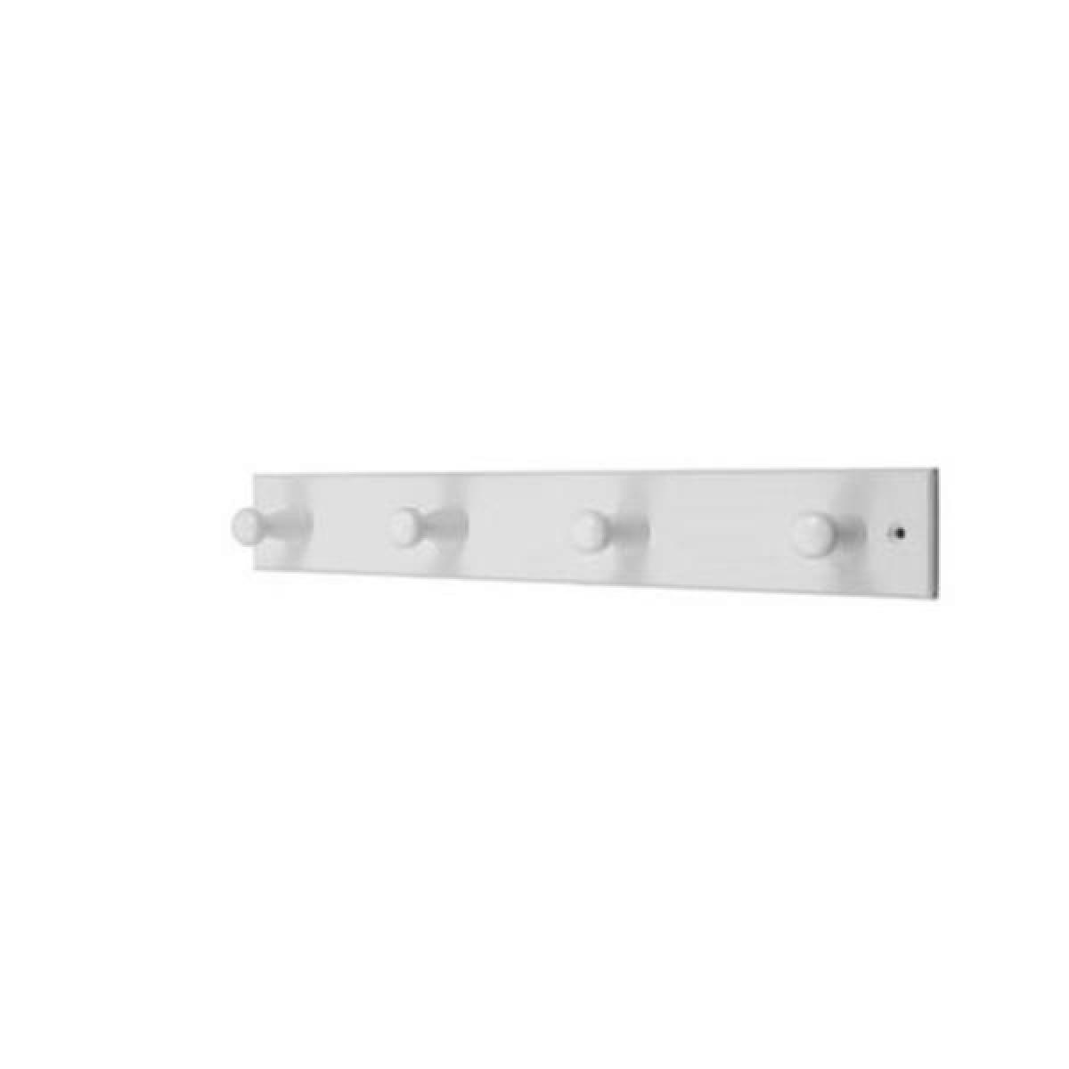 Cream Hanging Board with 4 Hooks 395x54x13 mm for wall storage – Keans Claremorris