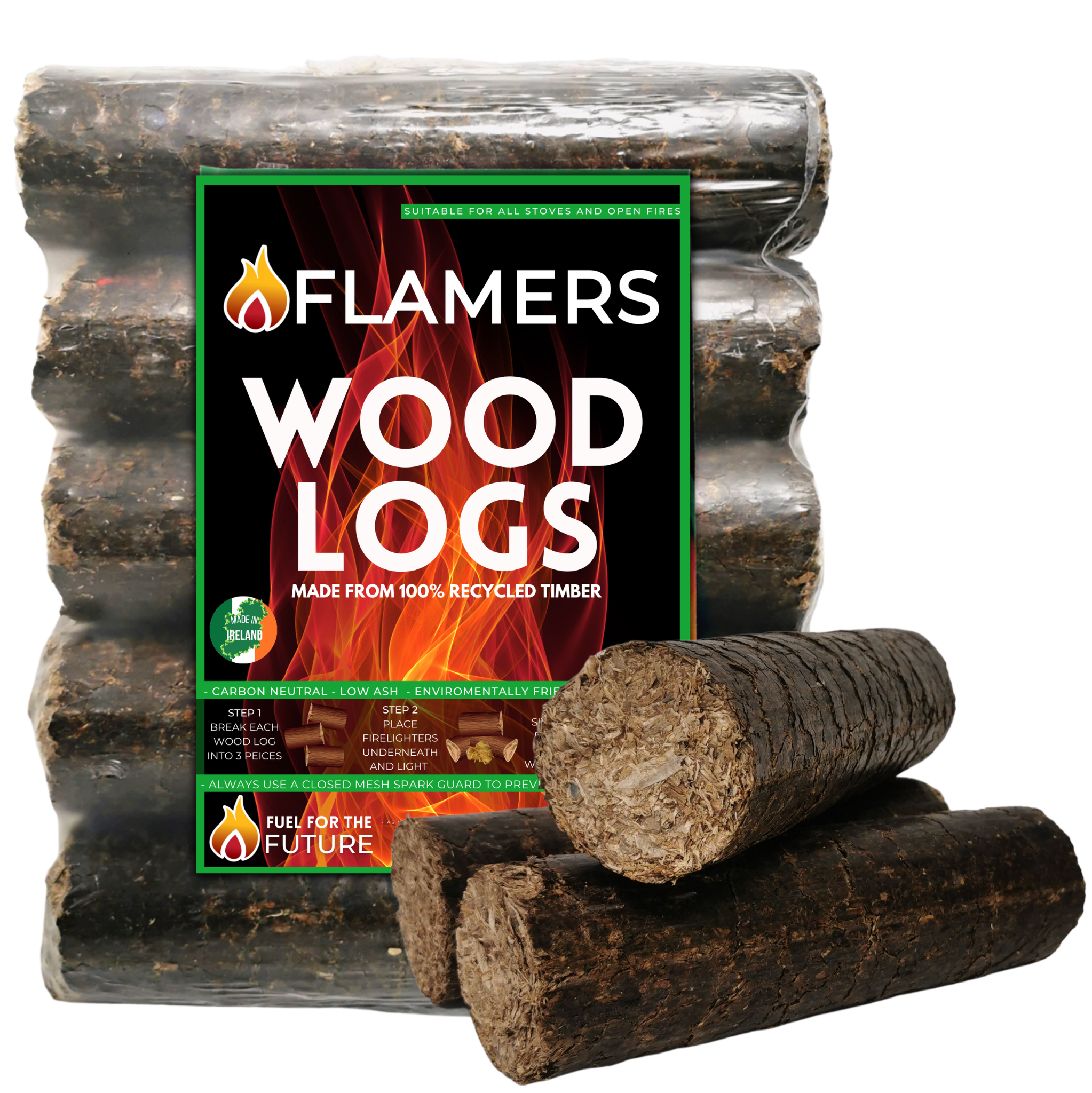 Flamers Premium Woodlogs 5 Pack