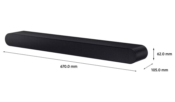 Samsung HW-S60B 5-Channel Bluetooth Sound Bar, All-In-One Audio System - Keans Claremorris