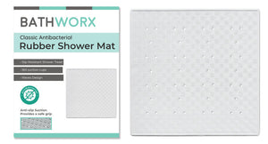 Bathworx Classic Antibacterial Rubber Shower Mat