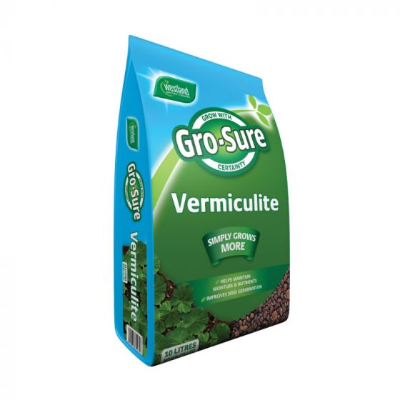 Gro-Sure Vermiculite 10L for seed germination, moisture retention, and nutrient absorption - Keans Claremorris