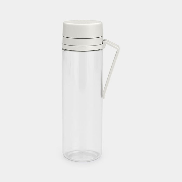 Make & Take Water Bottle With Strainer 0.5L Light Grey