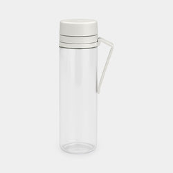Make & Take 0.5L Light Grey Water Bottle with Strainer – BPA-Free, Leak-Proof – Keans Claremorris