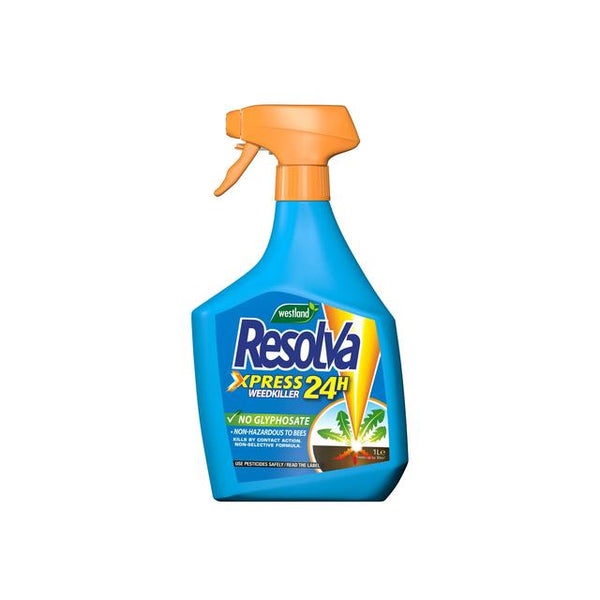 Resolva Xpress Weedkiller 1L kills weeds from the root in 24 hours, fast and effective garden weed control - Keans