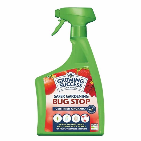 Growing Success Natural Power Bug Stop 800ml, pesticide-free, protects plants from aphids, whitefly, bee-friendly – Keans