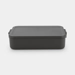 Load image into Gallery viewer, Make &amp; Take Lunch Box Large Dark Grey
