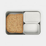 Load image into Gallery viewer, Make &amp; Take Lunch Box Bento Large Light Grey
