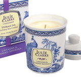 JC Peacock 150g Lavender & Garden Angelica candle in elegant porcelain jar, handcrafted, vegan, cruelty-free – Keans