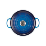 Load image into Gallery viewer, Round Casserole 24cm Azure Blue
