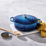 Load image into Gallery viewer, Oval Casserole 25cm Azure Blue
