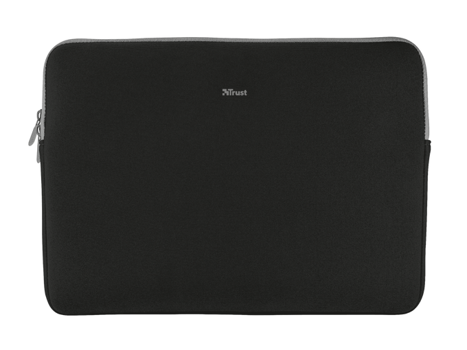 Trust Primo Soft Sleeve for 13.3" laptops in black, protective and slim fit – available at Keans Claremorris.