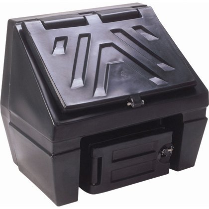 Coal Bunker 300kg capacity with top and bottom openings, strong and durable for coal, wood, briquettes storage - Keans
