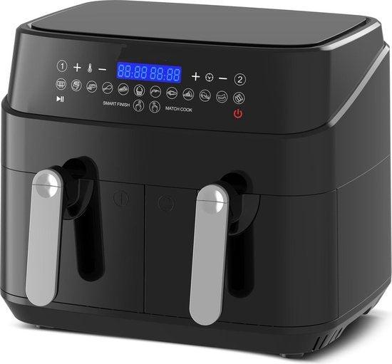 Maxx Home Double Airfryer 9L with touchscreen, 12 cooking programs, dual baskets, 1400W power – Keans Claremorris