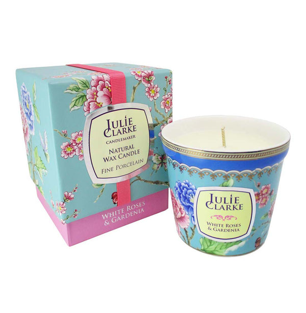 JC Botanic Candle 150g Wild Roses & Gardenia, natural wax, vegan, handcrafted in Ireland, elegant jar – Keans Claremorris