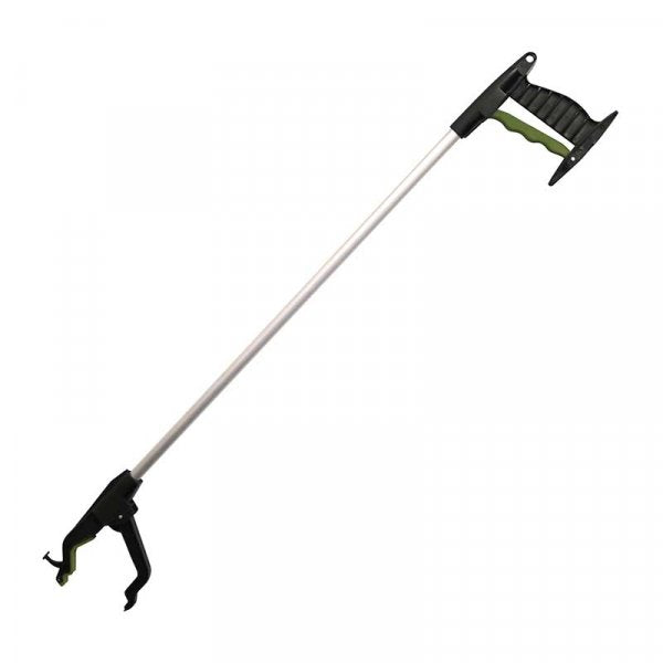 EasyPicker lightweight aluminium picker with trigger handle, 84 cm long, ideal for leaves and litter - Keans Claremorris