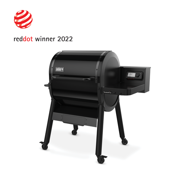 Weber SmokeFire EPX4 Wood Fired Pellet Grill, STEALTH Edition