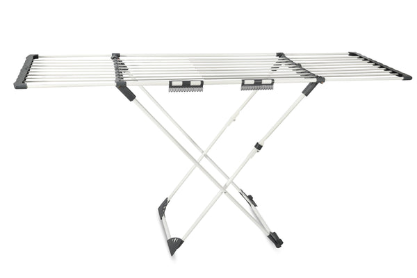 LaundryWORX Extendable Airer 20m drying rack, extra large carbon steel design, powder coated finish – Keans Claremorris