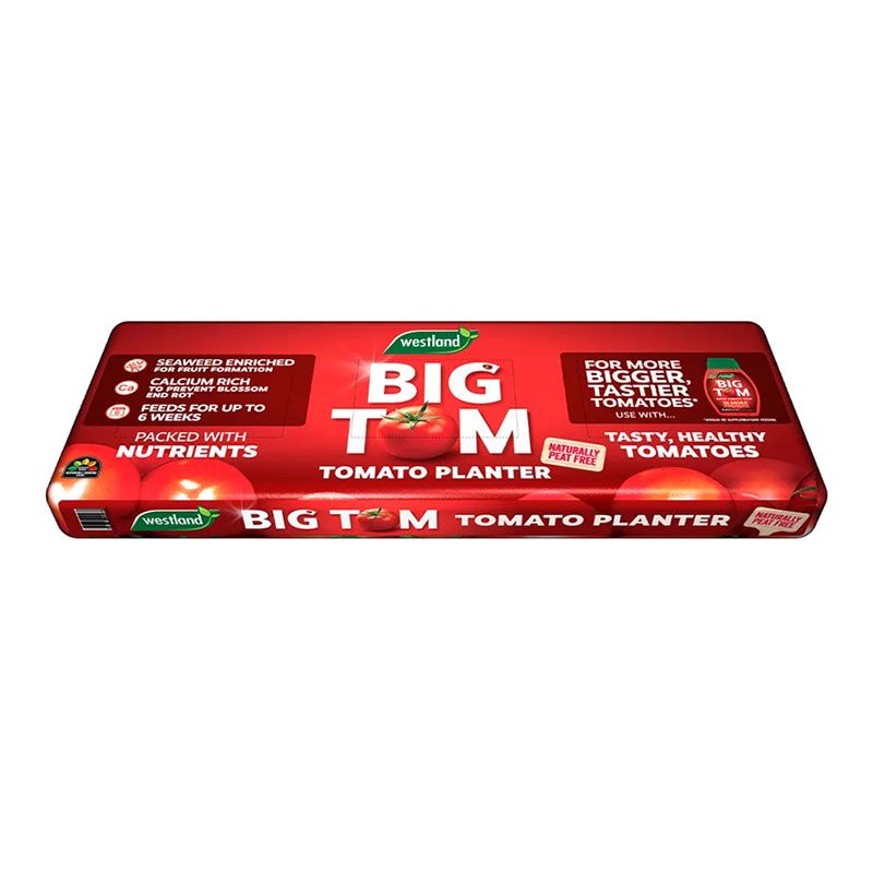 Big Tom Peat Free Tomato Planter 55L, seaweed enriched, calcium rich, moisture retention, feeds 6 weeks – Keans Claremorris