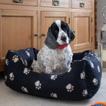 Load image into Gallery viewer, Zoon Snug Paws Large Jet Square Bed
