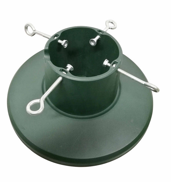 Round Christmas tree stand with 2.1L water tank, fits trunks 35-105mm, max height 2.1m – Keans Claremorris