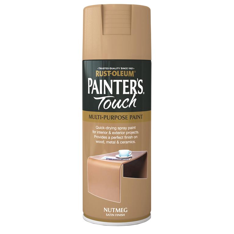 Painters Touch Nutmeg 400ml aerosol spray paint, fast-drying, durable finish, multi-purpose, Keans Claremorris.