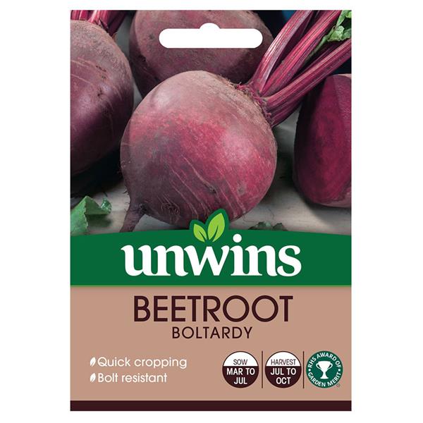 Round Boltardy Beetroot - popular globe-shaped variety, sow Mar-Jul, harvest Jul-Oct | Keans Claremorris