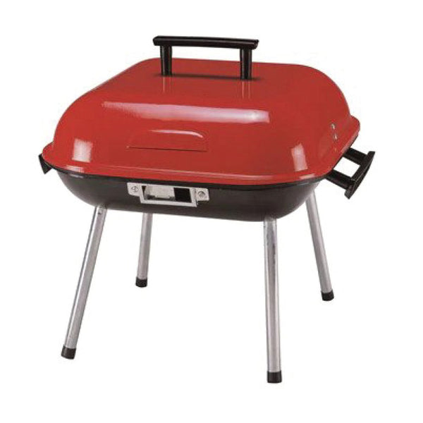 14" Portable Hamburger Charcoal Grill with Lid and Handle, 25.5cm Cooking Height – Keans Claremorris