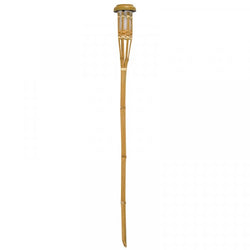 Flaming Bamboo Tiki Torch for outdoor decor, eco-friendly bamboo design, perfect for garden ambiance – Keans Claremorris